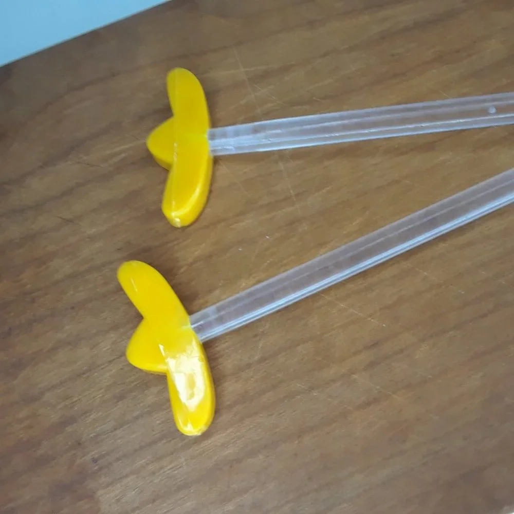 Moth Butterfly Swizzle Sticks Silver Cocktail Stirrer